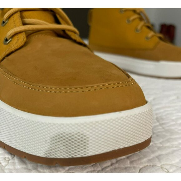 Timberland Men's Maple Grove Mid Chukka Sneaker Wheat New - Picture 10 of 11